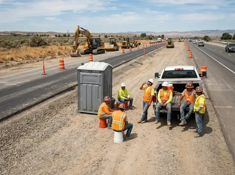 highway-road-construction-crew-007 — frequently asked questions, Porta Potty and Restroom Rentals in Elk Ridge, UT